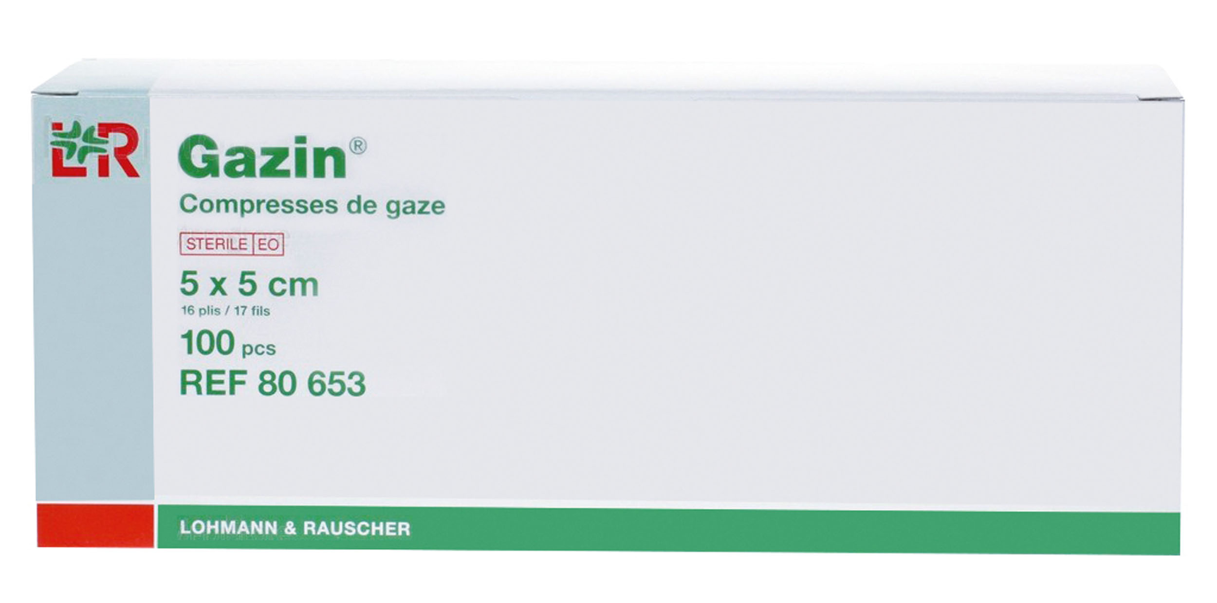 Compresse de gaze stérile gazin