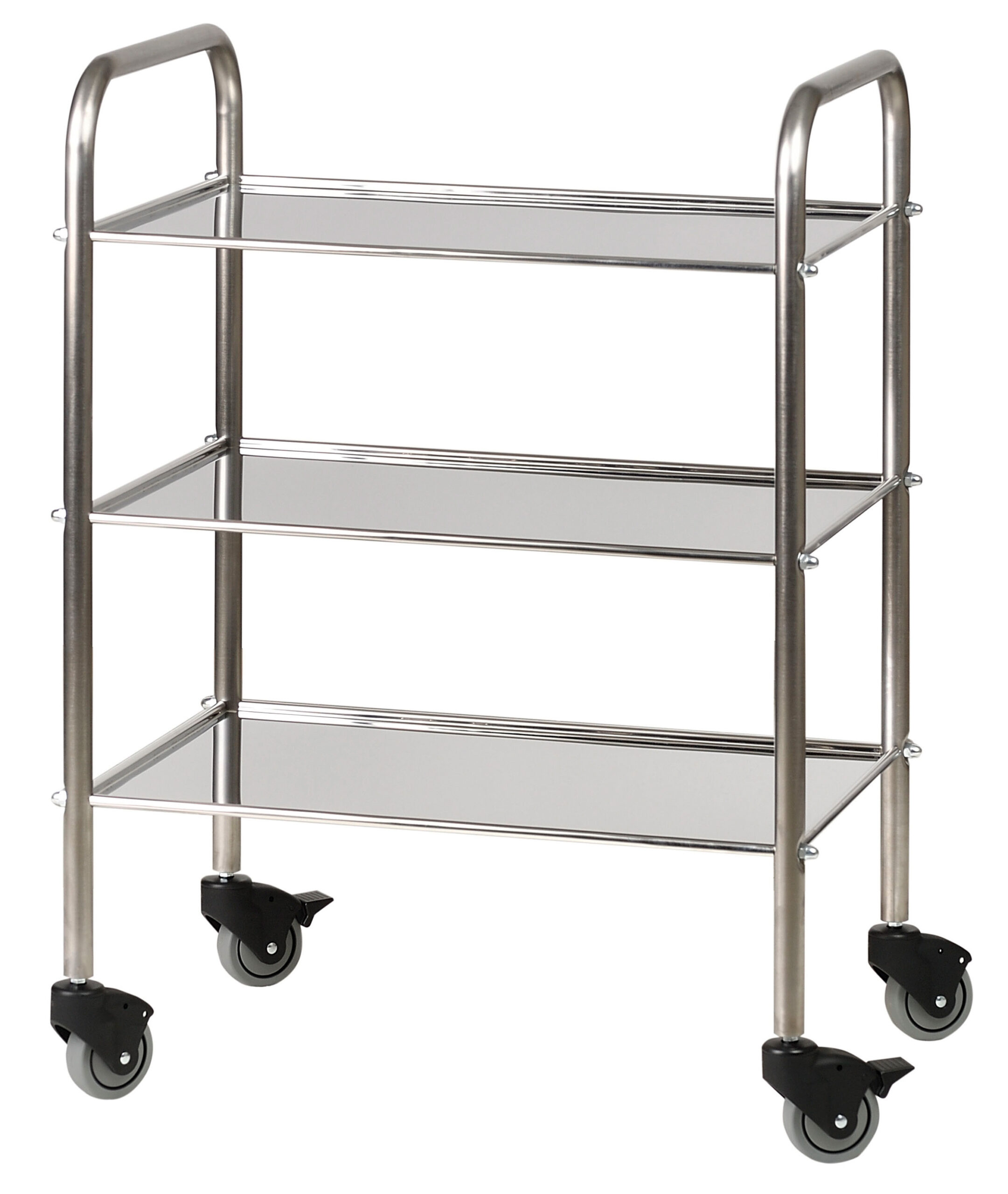 GUÉRIDON INOX 3 Plateaux