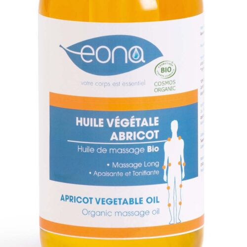 HUILE VÉGÉTALE D’ABRICOT DE MASSAGE BIO