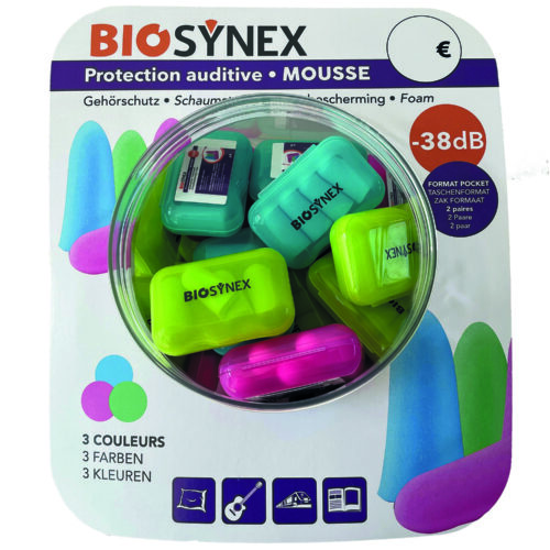 BOUCHONS D&rsquo;OREILLE AQUABOULE PRÉSENTOIR 48 PAIRES