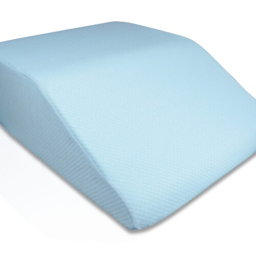 Coussin pour jambes en mousse à mémoire de forme avec couche de gel rafraîchissant